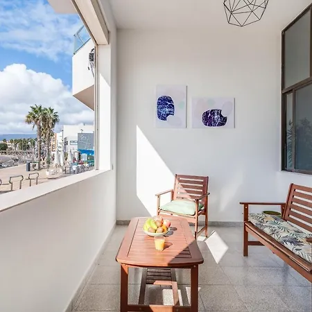 Home2Book Lovely Beachfront Apt Arinaga Green Exterior photo